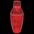 8 Oz. Light Up Clear Drinking Shaker w/ Red LEDs